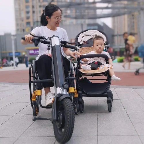 MT02 Electric Handbike for Wheelchair - Wheelchair Attachment-3 MT02 Electric Handbike for Wheelchair - Wheelchair Attachment