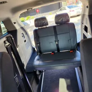 Second Row Kia Carnival Lowered Floor Conversion