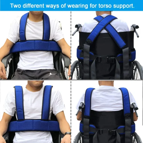 Wheelchair Seat Belt Torso Support Vest for Patient-6 Wheelchair Seat Belt Torso Support Vest for Patient