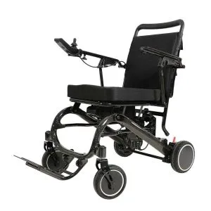 Carbon Fiber EFoldable Wheelchair Remote Control Lightweight Frame Dual Charging CHAMPION DC10A- Floor Model