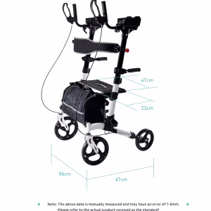 Stand Up Walker Rollator with Hand Rest Support with 136 Kg Capacity Empower Me