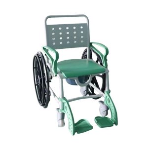Self-Propelled Commode Wheelchair with 24" Wheels тАУ 3-in-1 Shower & Toilet Chair (136 kg)
