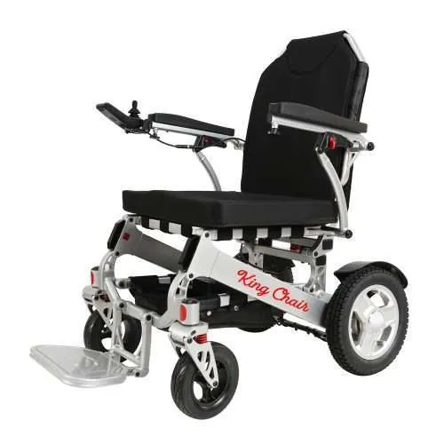 King Chair 300kg Electric Wheelchair-Silver King Chair 300kg Electric Wheelchair-Silver