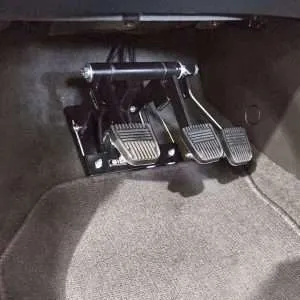Three Pedals Driving School System Brake Accelerator and Clutch for Dual Control