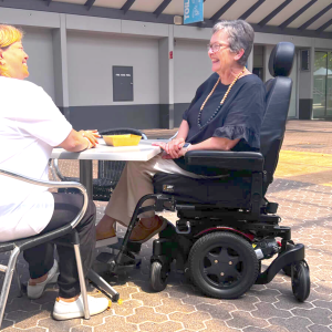 Quickie Q300 M Mini with Captain Seat тАУ Mid-Wheel Drive Power Chair