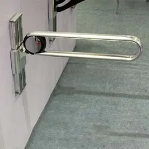 Height Adjustable  U Shaped Infinity FlipUp Support Rail – Safe, Foldable & Stylish Bathroom Support