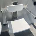 Wall Mounted Shower Chair With Backrest And Armrest