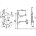 Height Adjustable Shower Chair 5