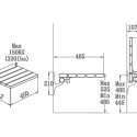 SA-A450 Foldable Wall-Mounted Pine Wood 4