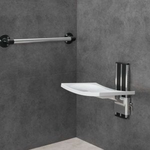 Fold Up Shower Seat тАУ Wall Mounted Adjustable Shower Bench