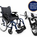 Glide Global manual wheelchair with AAT VMax Mini power assist mobility package