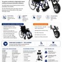 Infographic for GLiDE wheelchair and assist device