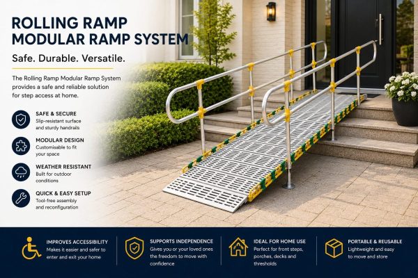 11 Factors to Consider When Building a Wheelchair Ramp rolling ramp by Gilani