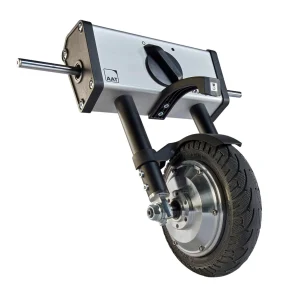 Glide Global manual wheelchair with AAT VMax Mini power assist mobility package