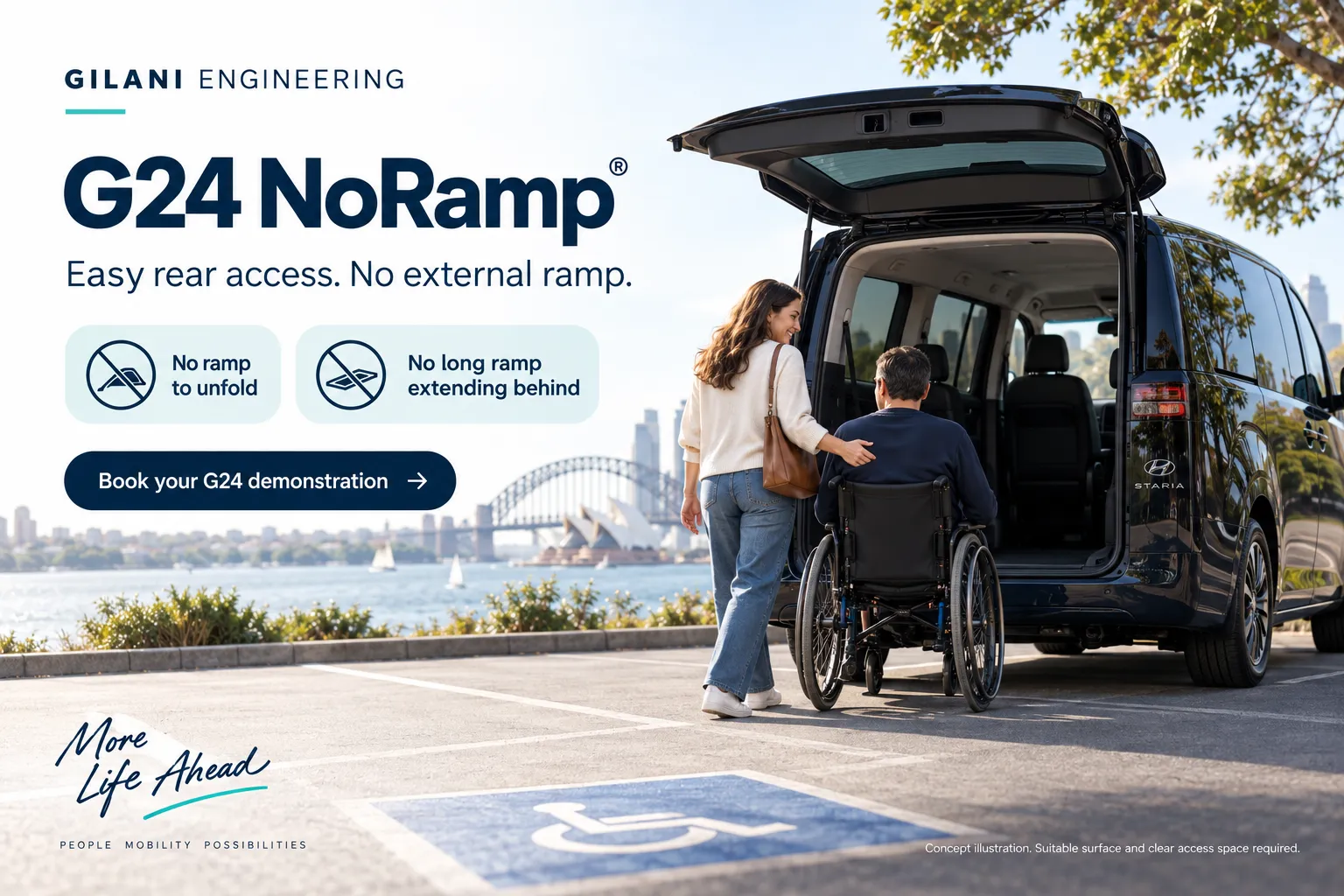 G24 NoRamp- Easy rear access